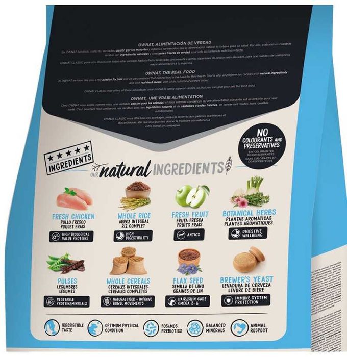 Ração Ownat Classic Junior 15Kgs