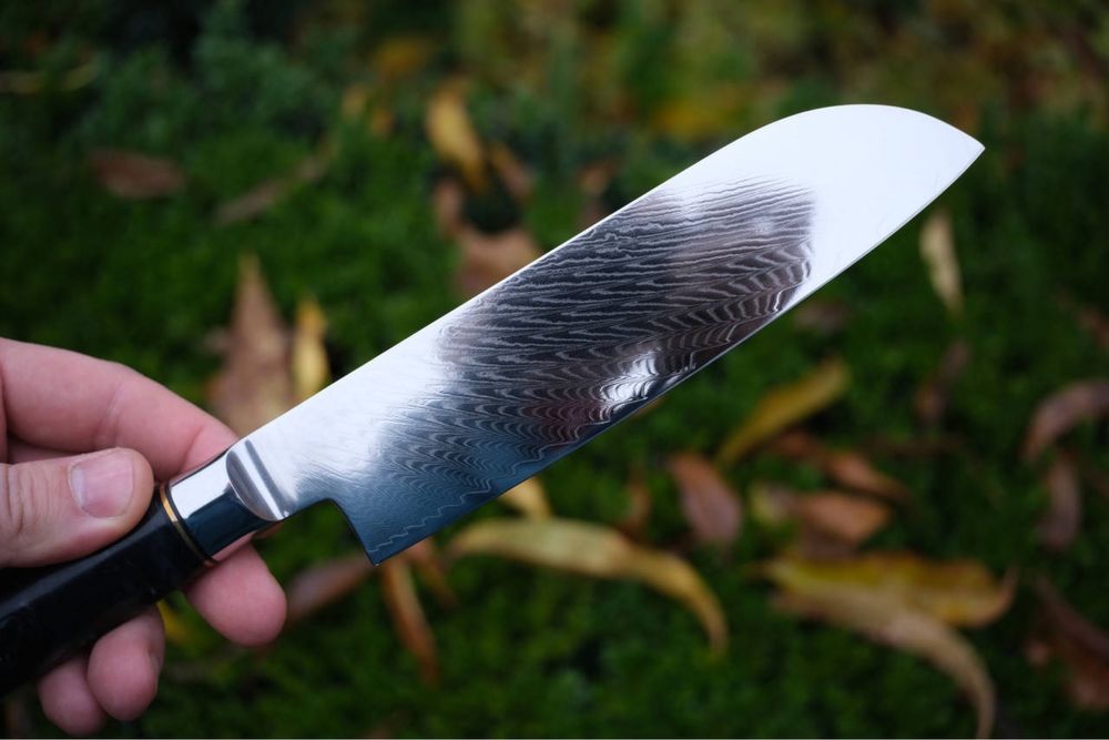 Шеф нож дамасская сталь, кухонный нож, поварской нож