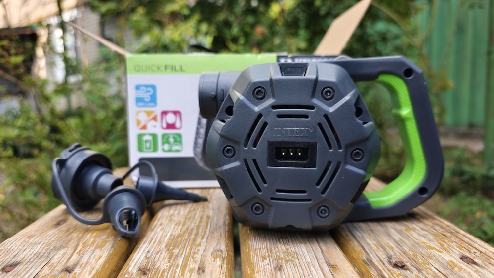 Портативный электрический аккумуляторный насос Intex компрессор помпа