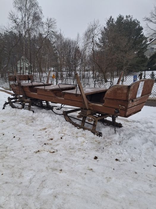 Duże sanie konne,na 12 osób, saneczki, sanie