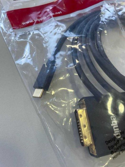 Cabo EQUIP USB-C PARA DVI-D DUAL LINK M/M, 1.8MT - 133468 Novo