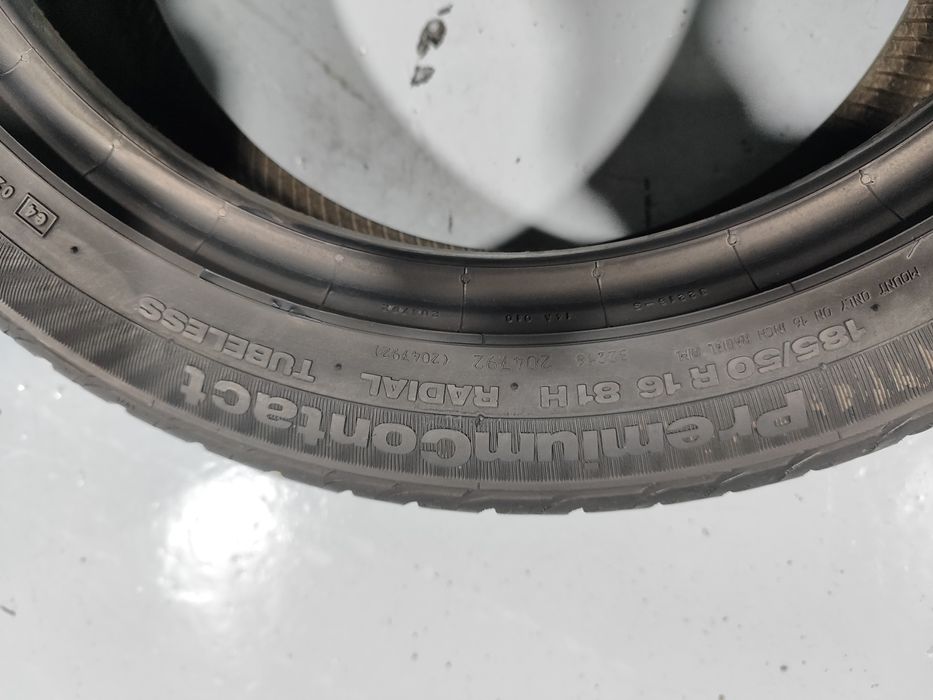 2 pneus semi novos 185-50R16 Continental - Oferta dos Portes