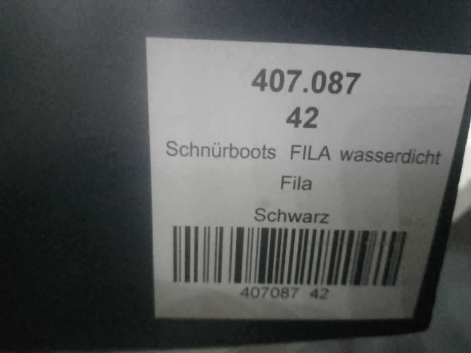 Ботинки фила новые