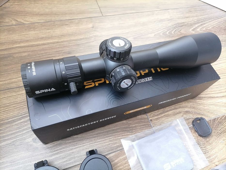 Spina Optics Compact 4-16x44E FFP. Новий фірмовий оригінальний приціл.