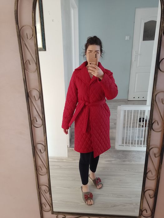 Wiosenny płaszcz pikowany s/m