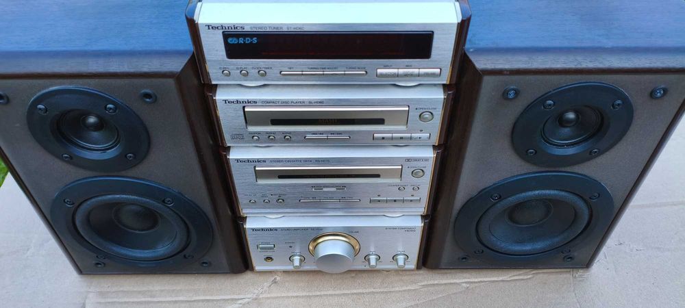 Technics Stereo SE-HD50 - CD, касета, підсилювач, радіо, динаміки