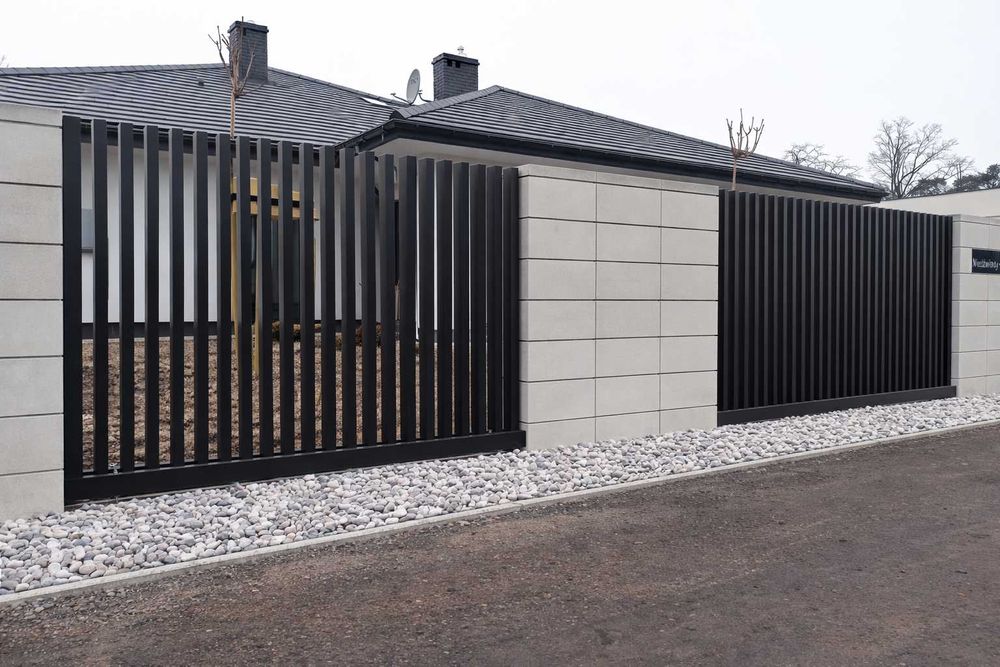 Ogrodzenia nowoczesne z aluminium, ogrodzenie aluminiowe