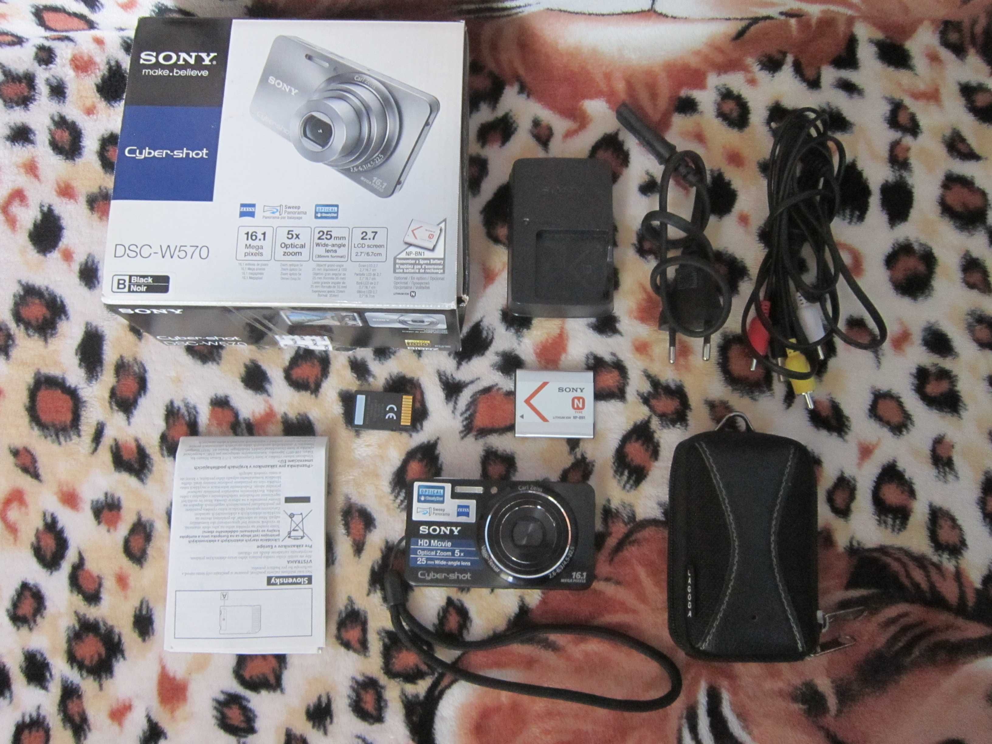 Цифровая камера компактная (Фотоаппарат) Sony Cyber-shot W570 (Новая ...