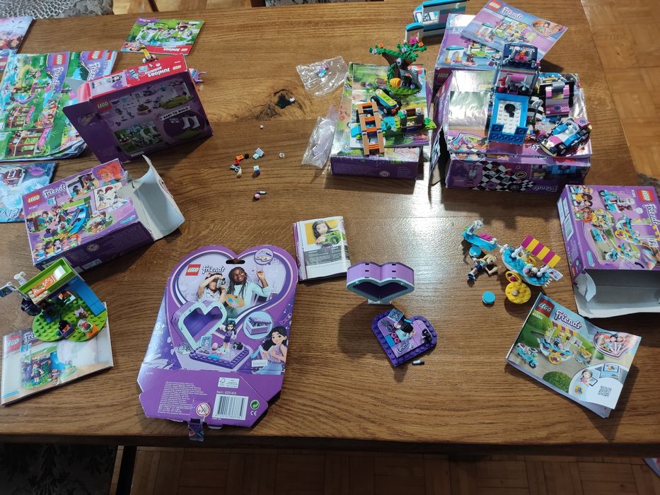 Duży zestaw klocków LEGO friends