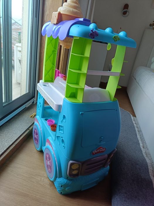 Carrinho plasticina play-doh