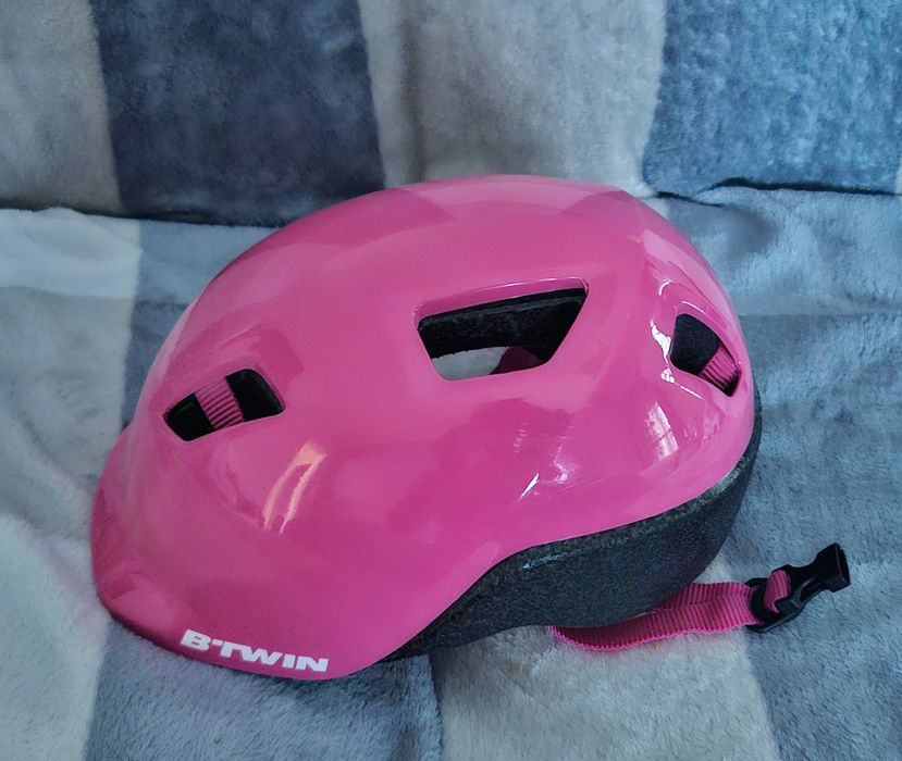 Capacete criança rosa
