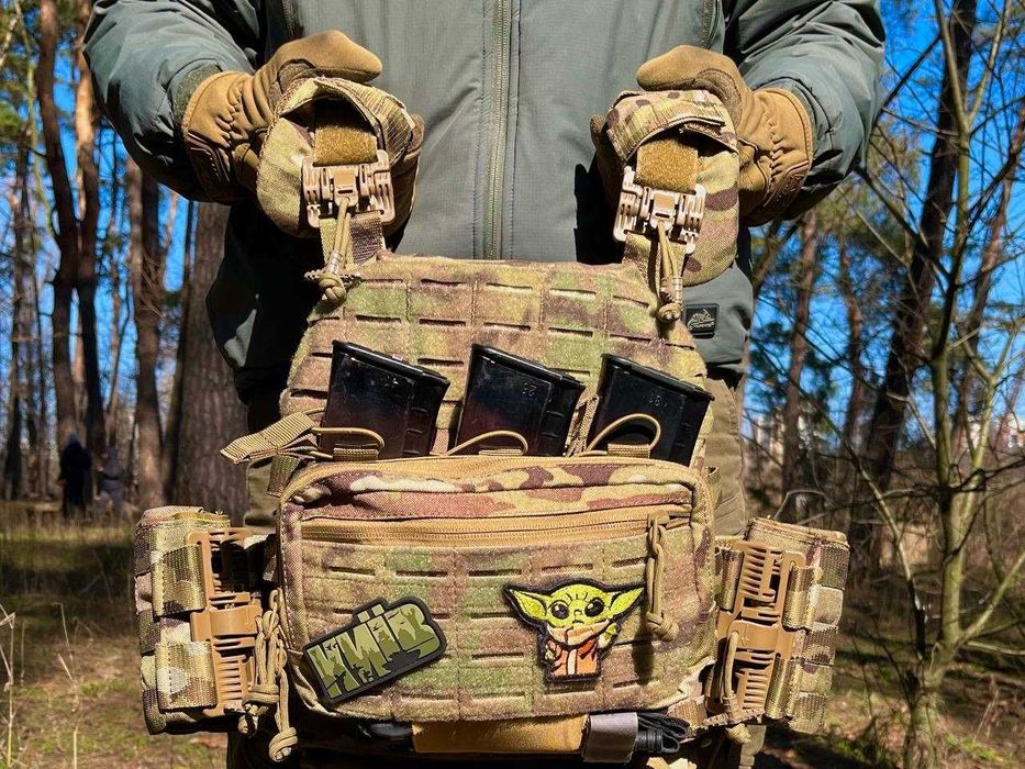 Плакард підсумок під магазини АК/AR + утилітарний мультикам Cordura 1000D