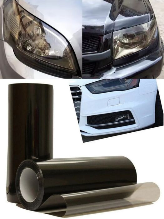 Тонувальна плівка на фари і стопи, антигравійна бронька 40см .