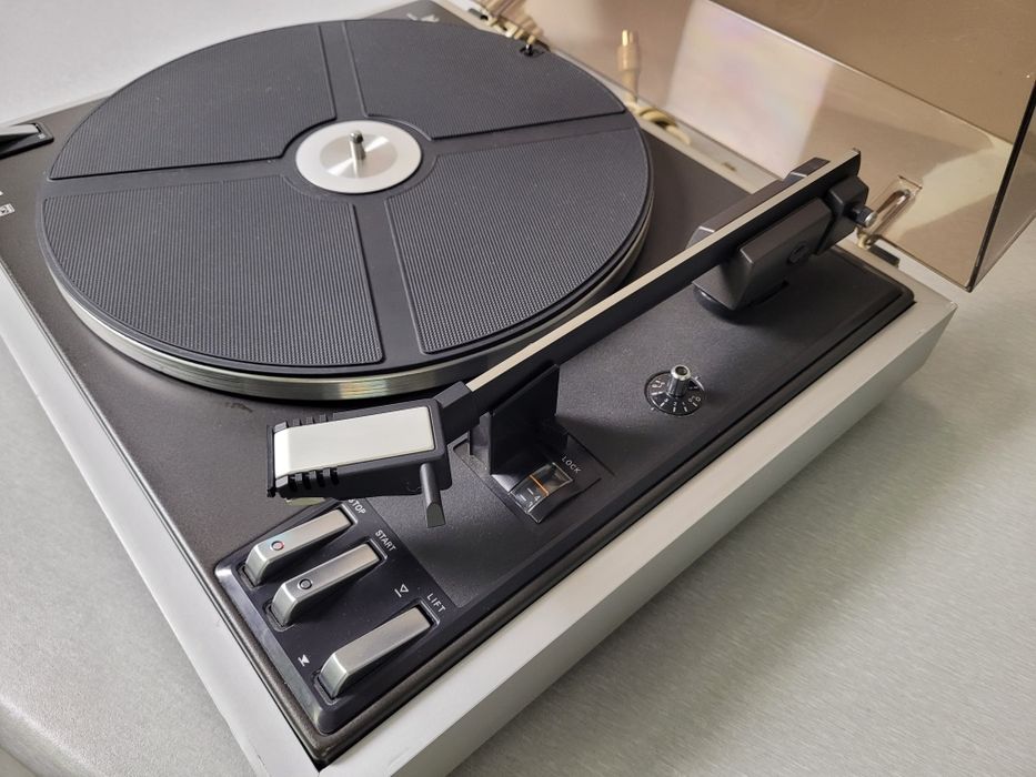 Gramofon Philips Automatic 418 – Automatyczny, Srebrny, Philips 400