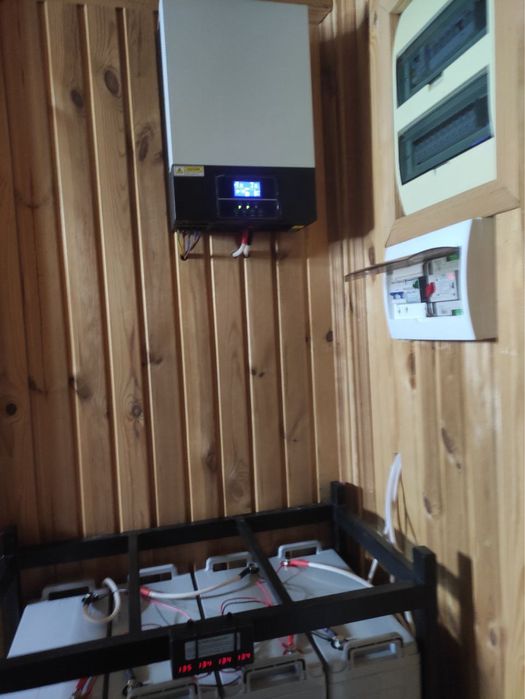 Ремонт гибридных солнечных инверторов / Установка / Продажа / Проект