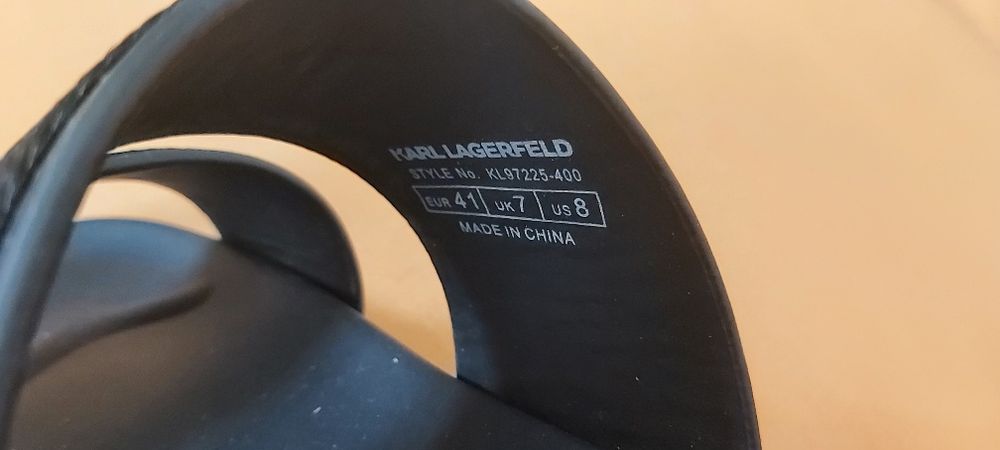 Karl Lagerfeld 41-42-43 klapki solidne wykonanie