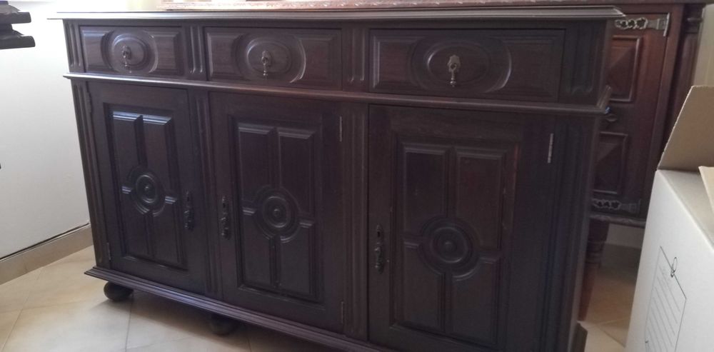 Móvel de entrada com espelho