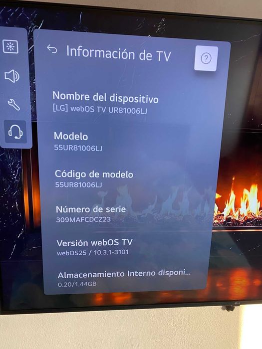 Smart TV LG 55 COMO NOVA 55UR81006LJ