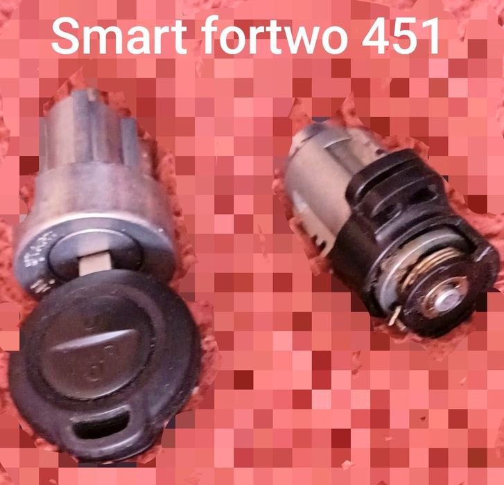 Conjunto canhão ignição +porta smart fortwo 451