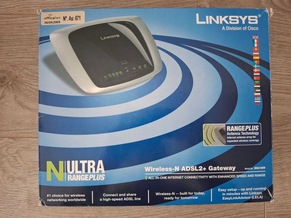 Modem router cisco linksys