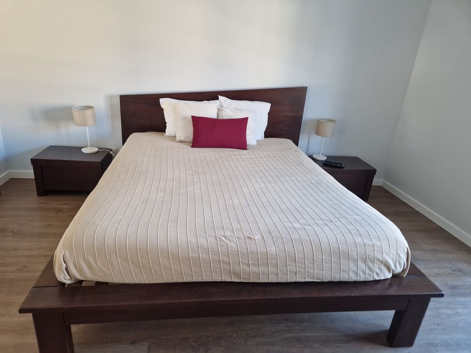 Quarto casal e colchão novo