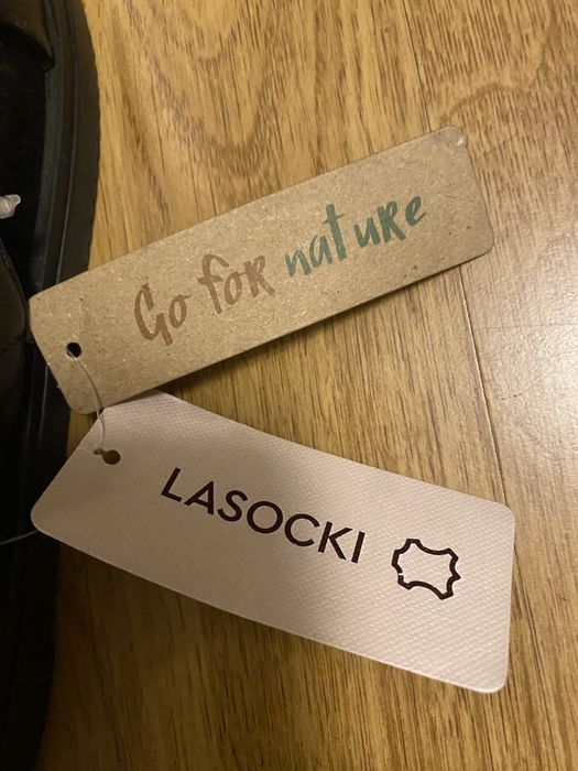 Skórzane klapki damskie Lasocki 36