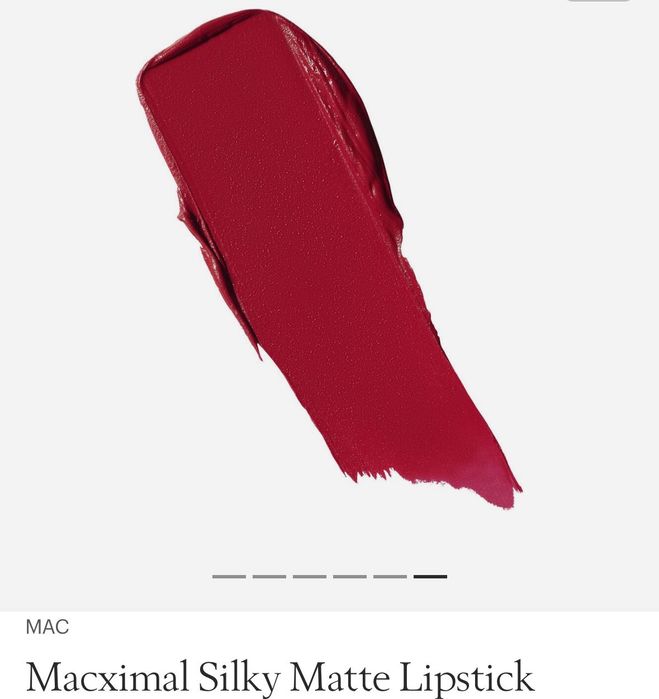 Нова помада MAC maximal matte lipstick Ruby Woo (691 відтінок)