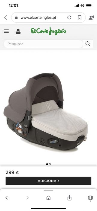 Carro bebe Jané castanho/beje