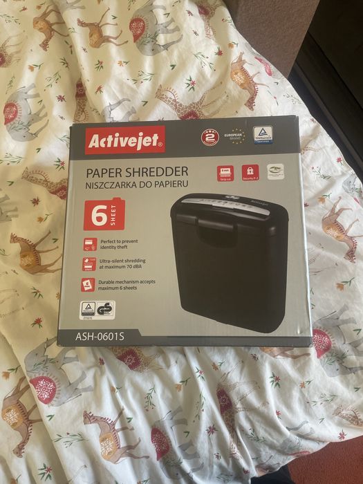 Шредер для паперу Activejet ASH-0601S