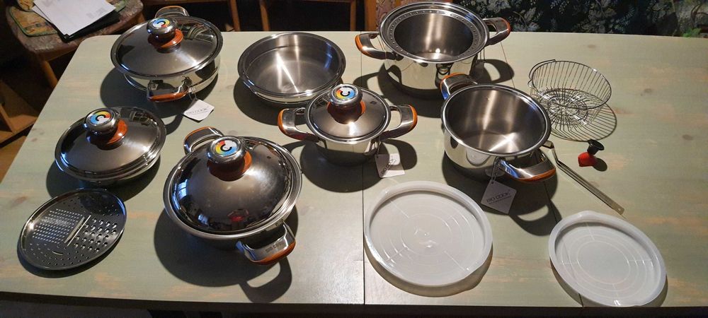 BIO COOK - ZESTAW super garnków 18 elementów Szczecin Niebuszewo