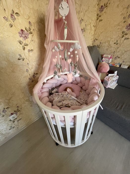 Дитяче ліжко 2в1