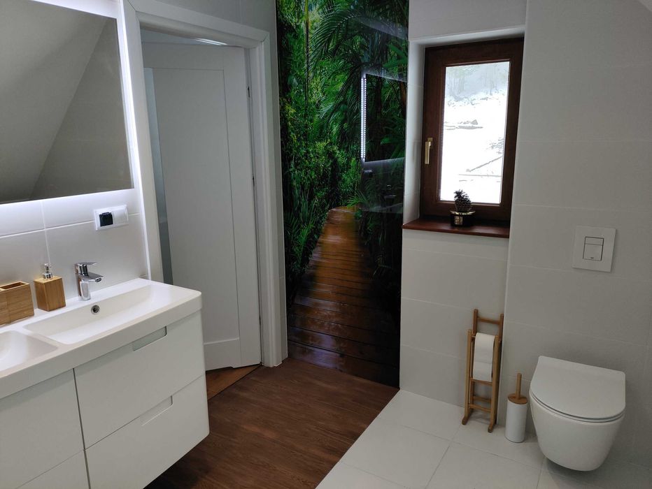 Zawoja Nowy dom z bala w górach balia/jacuzzi sauna basen taras Widoki