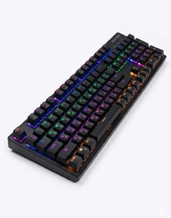 Клавіатура HATOR Starfall Black Ігрова Дротова Механічна. Провід RGB RED Свічі