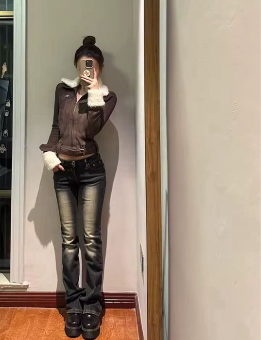 Джинси кльош XS, нові, Y2K, з бірками