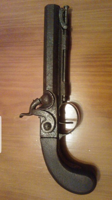 Box Lock Pistol "Cogswell" 1830 RARA