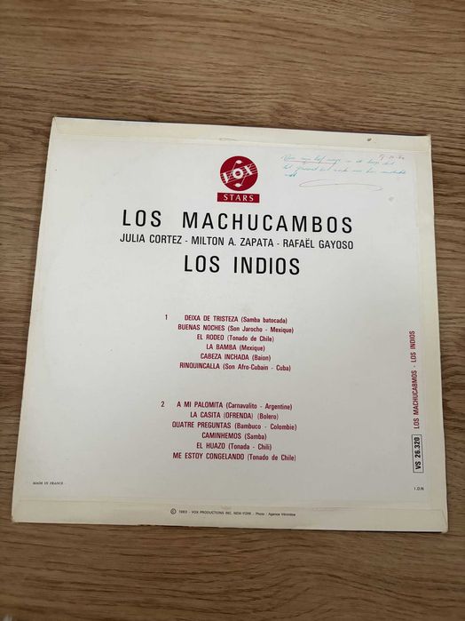 Los Machucambos – Los Indios | winyl LP