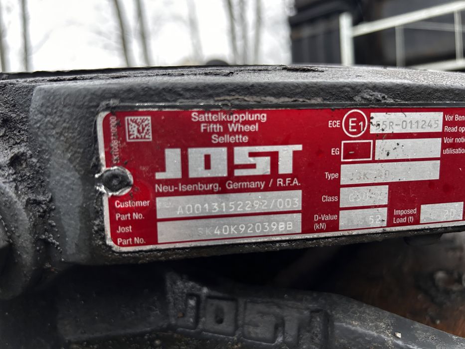 Tir Siodło JOST do samochodu Cieżarowego