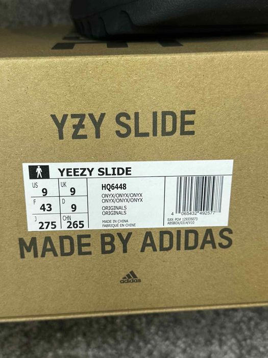 YZY slide Adidas UK 9 eur 43 nowe oryginalne