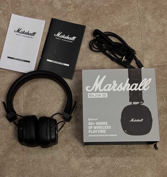 ‼️Бездротові акумуляторні навушники Маршал мажор 4 Marshall major 4