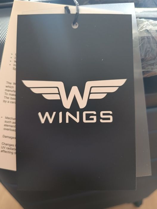 Komplet 3 walizek firmy WINGS niebieski NOWE odbiór osobisty lub wysył