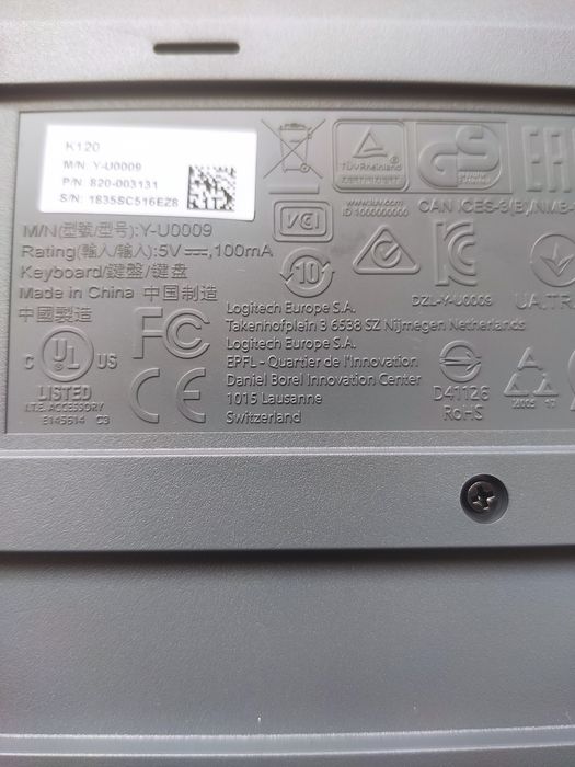 Мишка , клавіатура   logitech