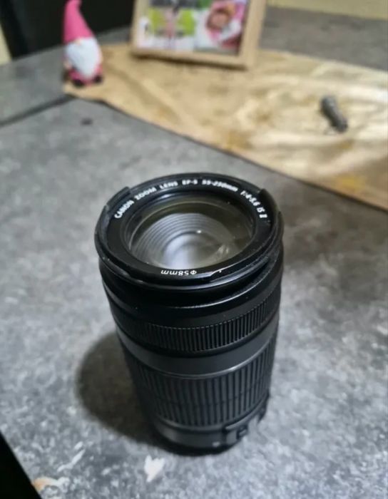 Objetiva câmara Canon EF-S 55-250mm