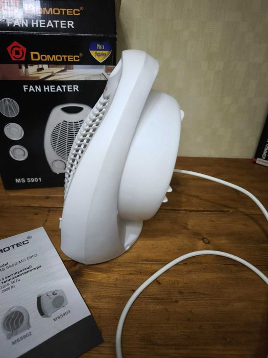 Тепловентилятор Domotec MS 5901 / Обігрівач / дуйка для обігріву