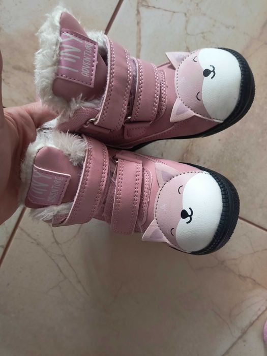 Buty dziewczęce ocieplane rozmiar 22