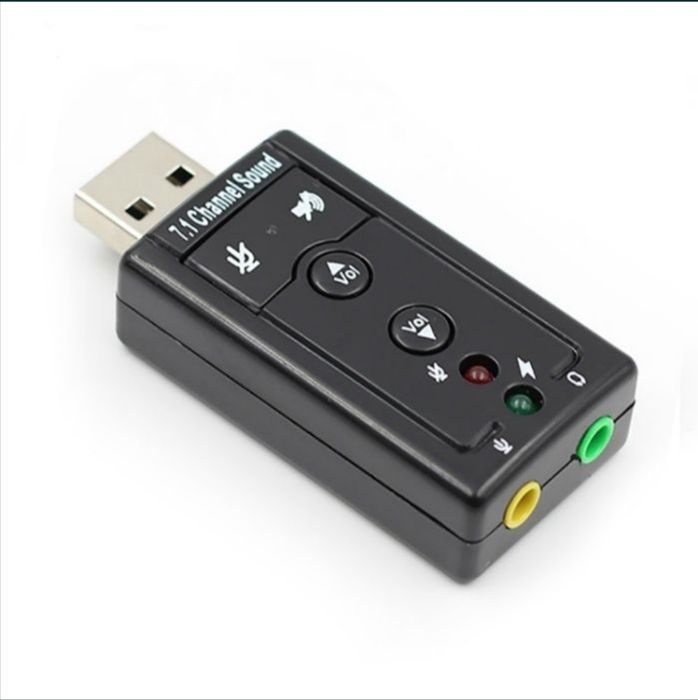 Placa som externa USB com botões