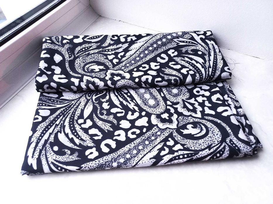 Підкладкова тканина Німеччина підкладка тканина чорно білий візерунок