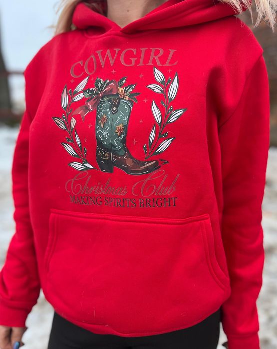 Czerowna bluza na polarku