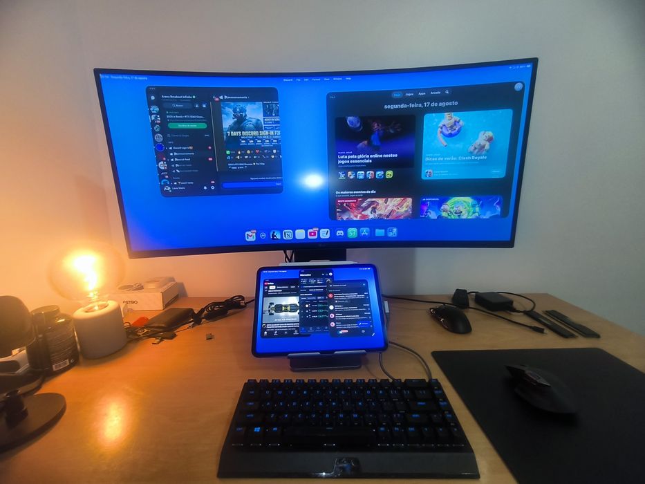 iPad 11 pro m4 com acessórios