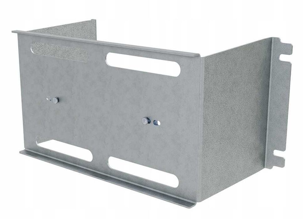 Panel Dystrybucji Napięć RACK 10" 3U/110/11xS DIN TS35/TH35 Ocynk