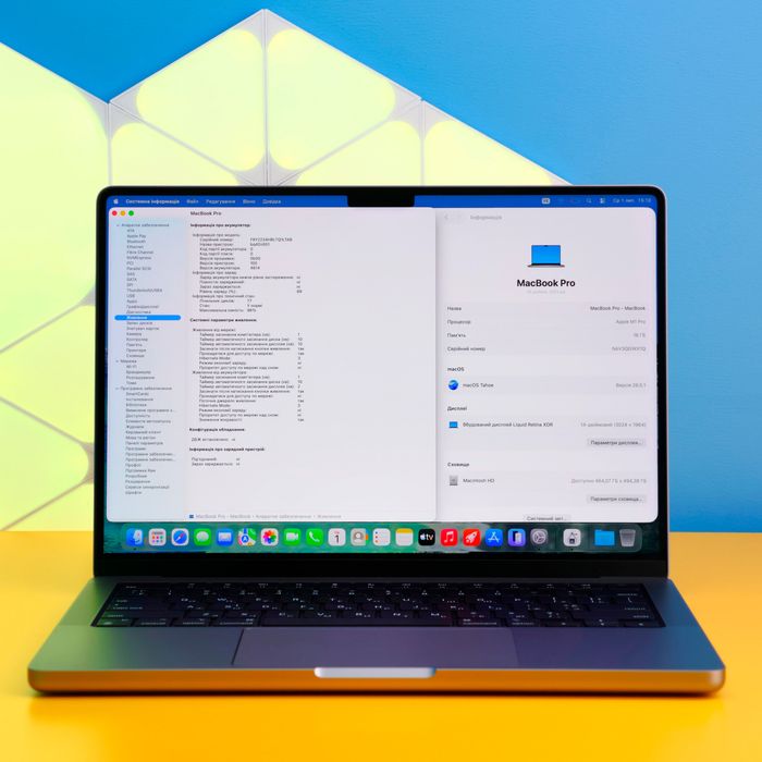 Ноутбук Apple MacBook Pro 14'' M1 Pro (168716) Б/У З ГАРАНТІЄЮ